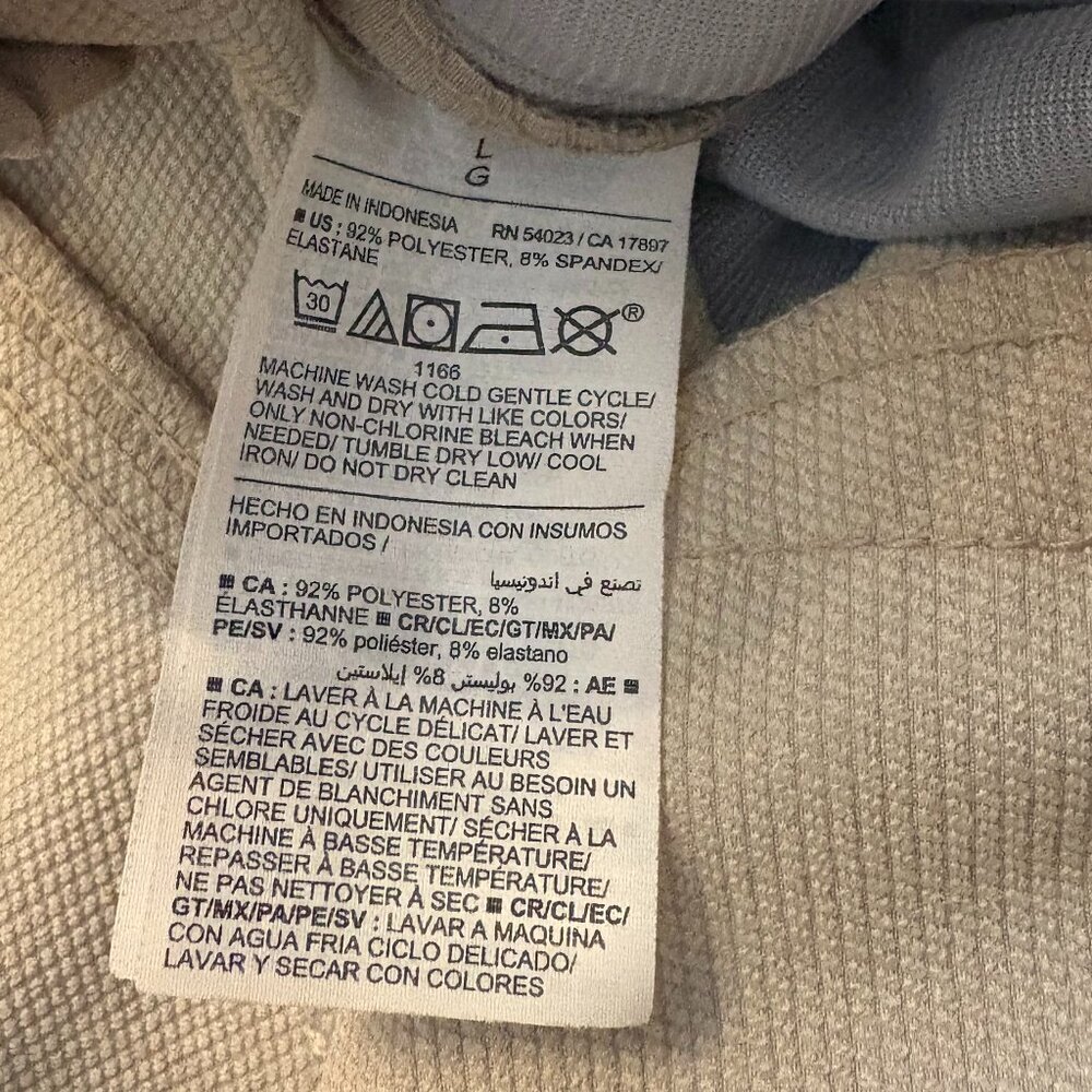 Old Navy StretchTech Go-H2O Water-Repellent Drawstring Joggers Khaki Size Large - Picture 6 of 7